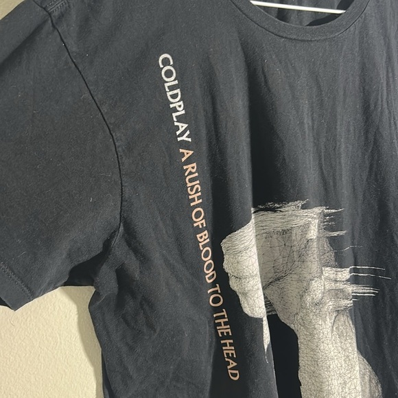 Coldplay Black and White Graphic Tee - Picture 2 of 4